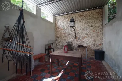 espacio para las comidas al aire libre — Casa en México, Yucatán, Valladolid, San Juan, foto 18
