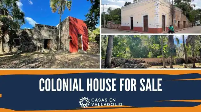 Colonial house for sale in Cuncunul, Yucatan