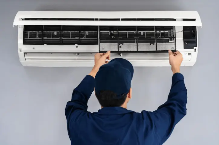installing air conditioner