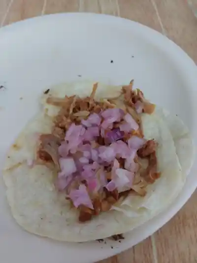 Cochinita pibil with pickled red onion — daily life in Valladolid, Yucatán